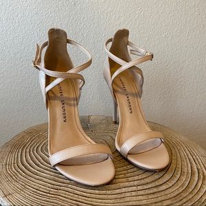 Creamy Beige Ankle Strap Heels by Chinese Laundry